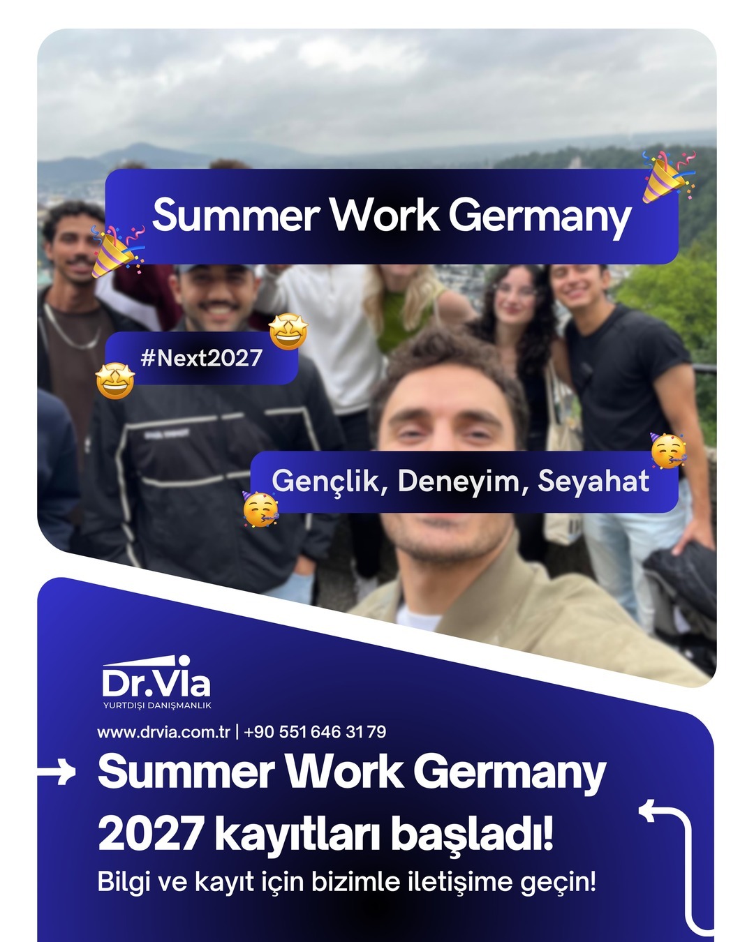 Dr.Via Summer Work Germany 2027 Erken Kayıt Başladı