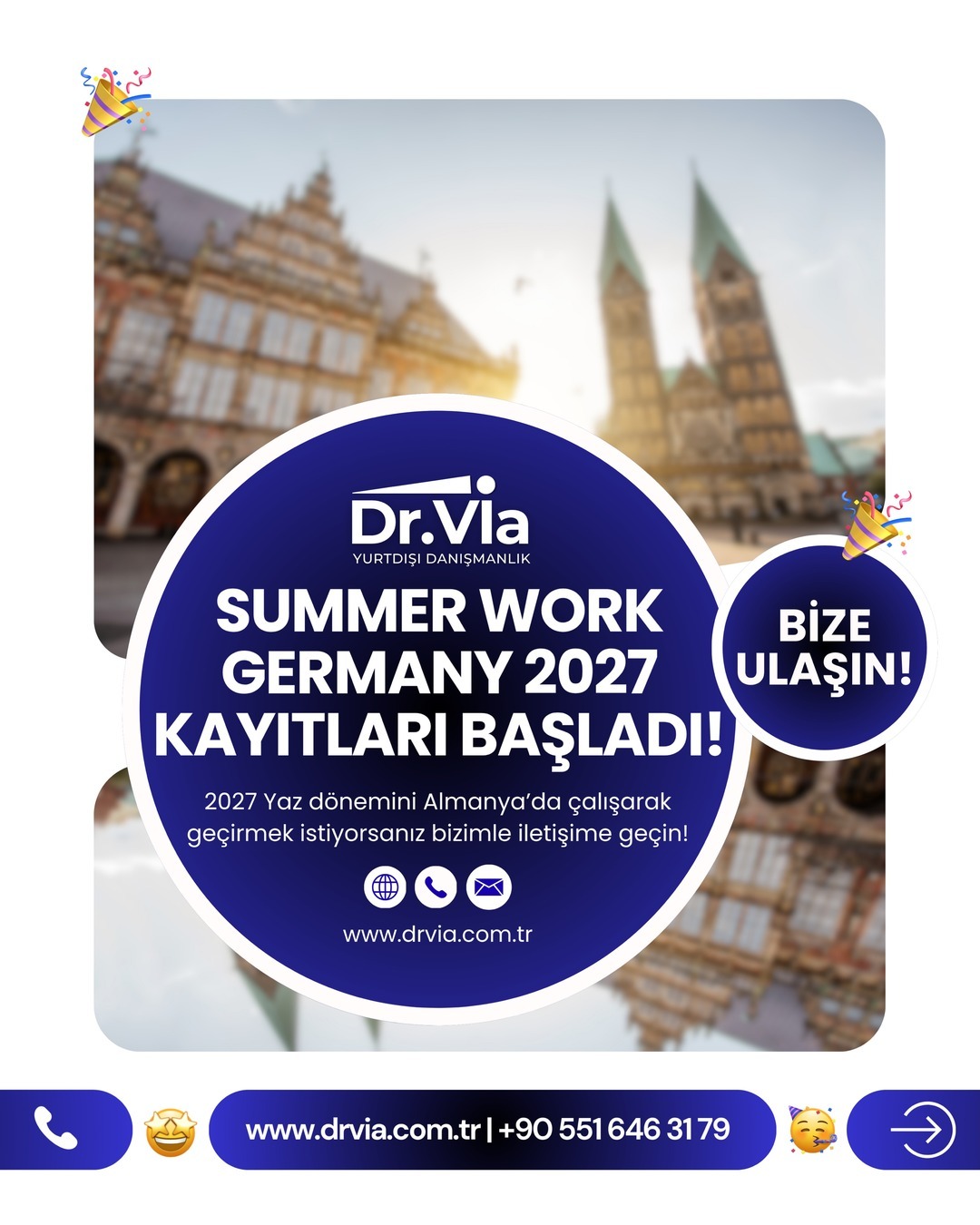 Dr.Via Summer Work Germany 2027 Almanya Çalışma Fırsatı